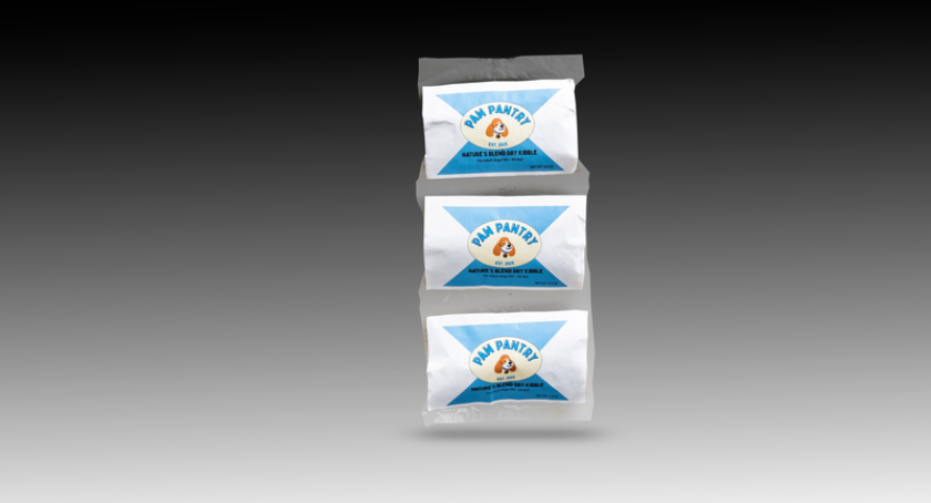 Paw Pantry delivers pre-portioned dog food meals in high-barrier metallized flexible packaging designed to preserve freshness and extend shelf life. Individually sealed pouches feature perforated tear openings for convenience, portion control, and portability while reducing food waste and mess. The concept demonstrates how advanced flexible packaging structures can enhance both product protection and consumer experience within the growing pet care market.

 